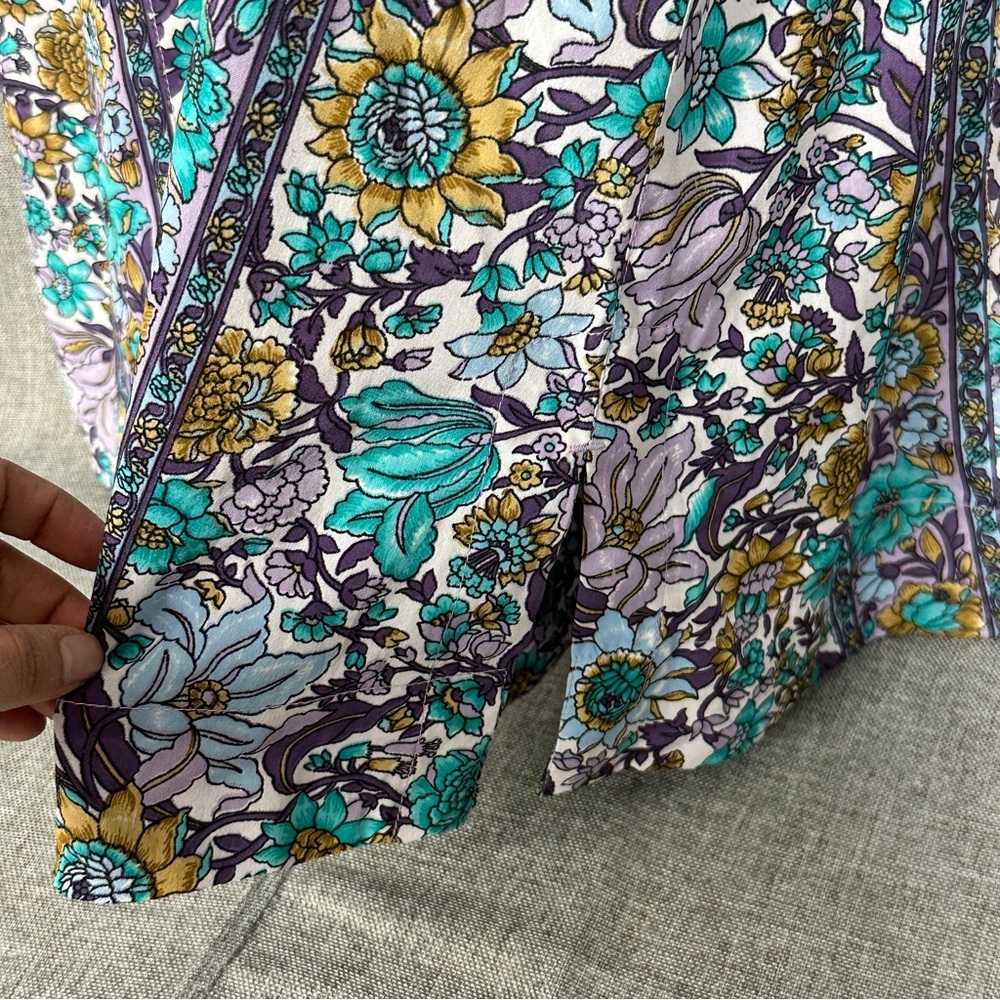 Soft Surroundings Multicolor Floral Swim Cover-Up - Picture 5 of 13